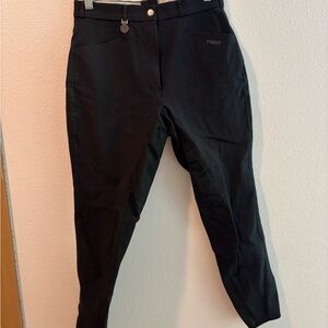 Classic Black Chinos Straight-Leg Fit